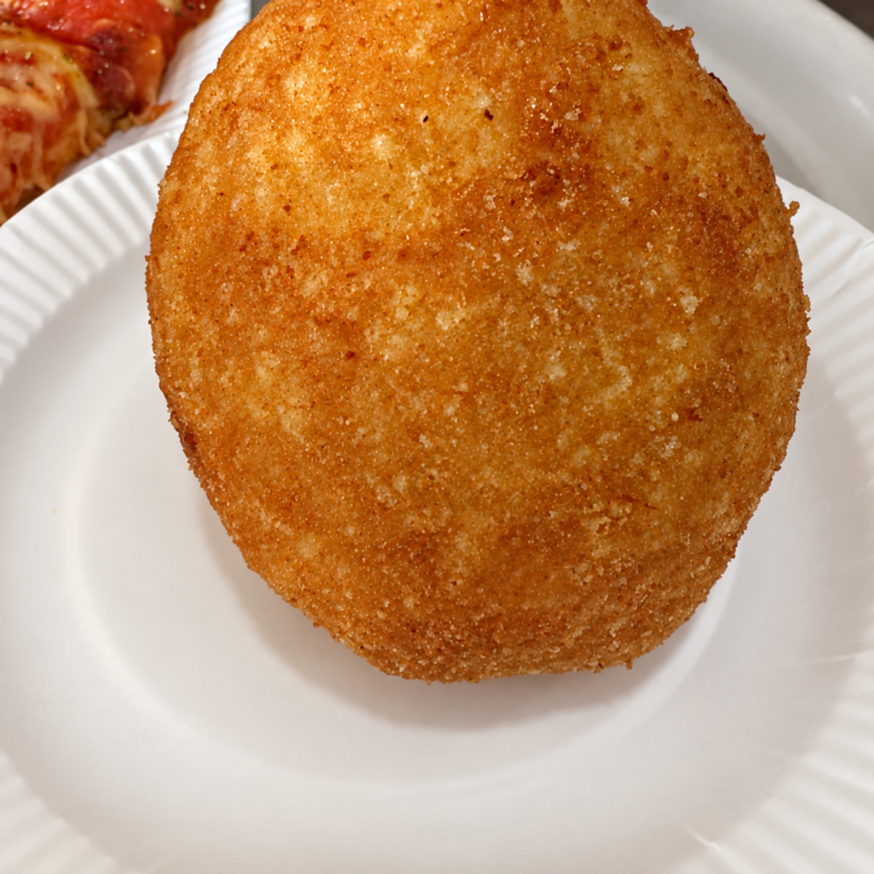 Whole golden arancini