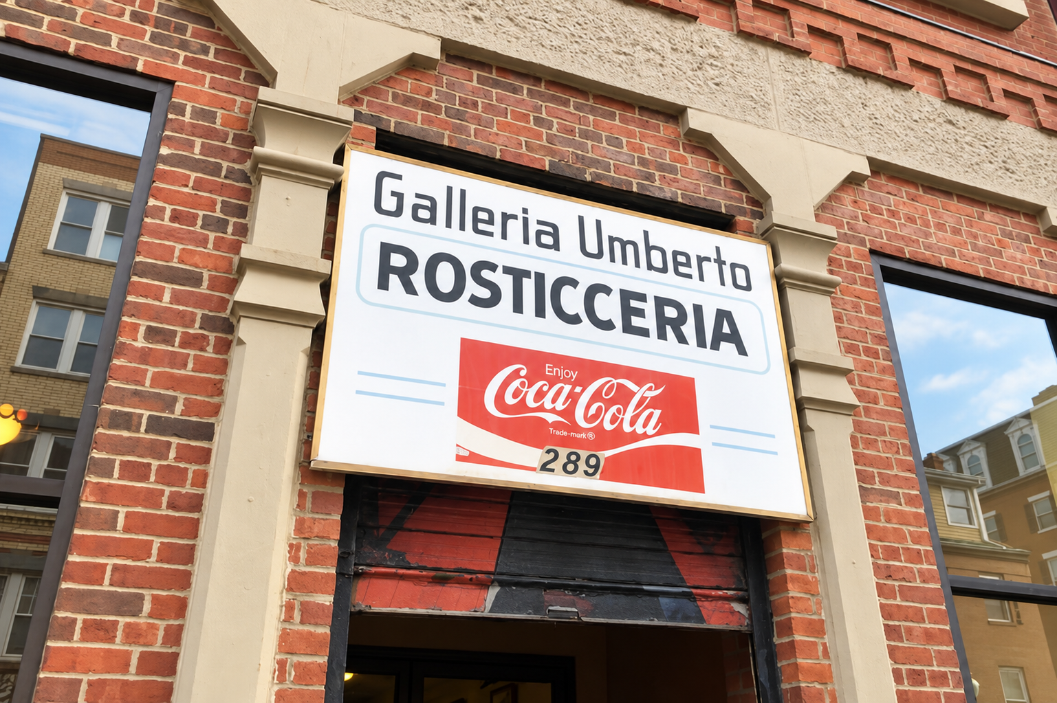Galleria Umberto storefront on Hanover Street